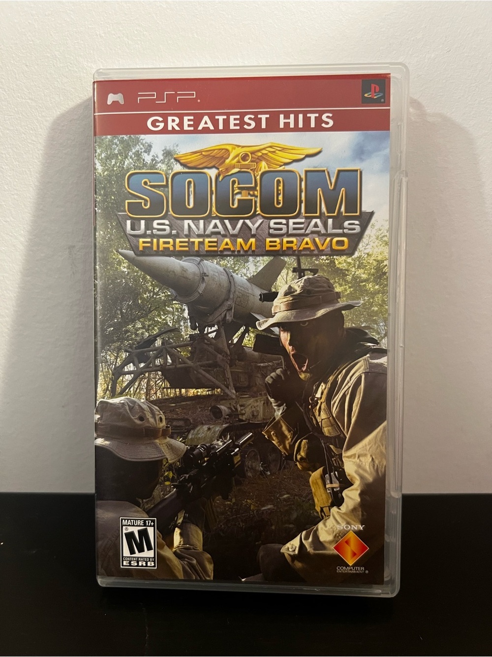 SOCOM U.S. Navy SEALs Fireteam Bravo PSP Complete Tested Working